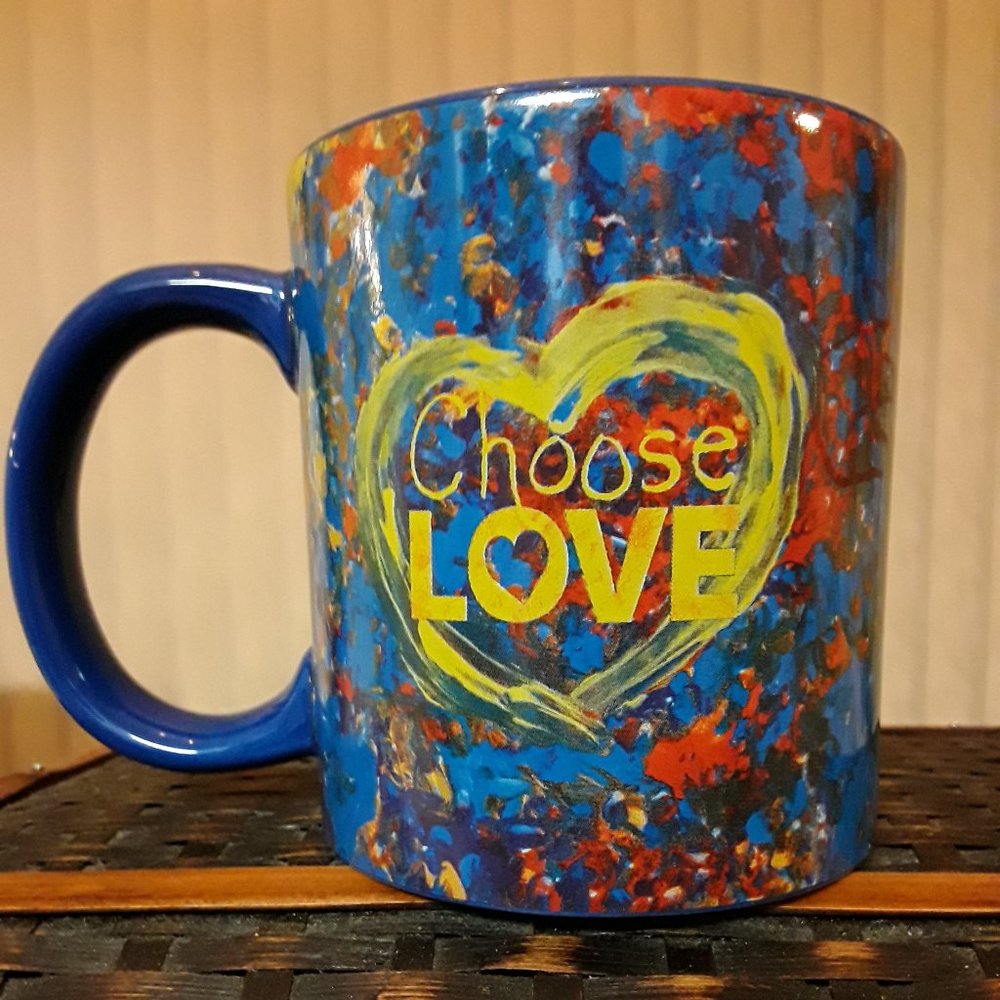 Penzeys Choose Love Mug Coffee Tea Cocoa Chai